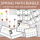 Spring Math Bundle 3 Math Center Activities for Pre K / Ki