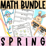 Spring Math Bundle Addition Subtraction Number Sense Place