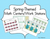 Spring Math Centers/Work Stations for Kindergarten