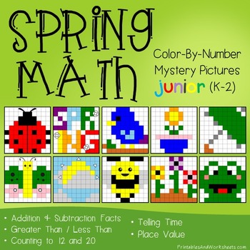 Spring Coloring Sheets First Grade Worksheets Teaching Resources Tpt