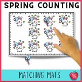 Preschool Math Activities for Spring: Counting Mats 1-10 #