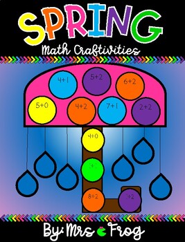 Preview of Spring Math Craftivities for Addition and Subtraction