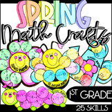 Spring Math Crafts | April Math Crafts | First Grade | 25 Math Skills