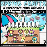 Spring Math Crafts Number Matching and Recognition 1-20 fo
