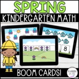 Spring Math Digital Boom Cards™ | Kindergarten Math Centers