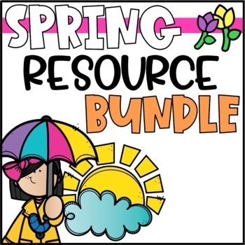 Preview of Spring Math & ELA Activities Bundle for 2nd Grade