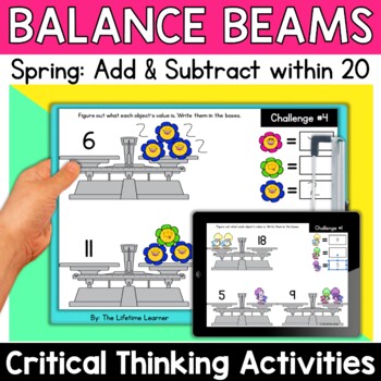 Preview of Spring Logic Puzzles 2nd Grade Brain Teasers Fast Finishers Math Enrichment