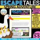Spring Math Enrichment | Puzzlers | Digital Escape Tale fo