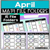 Spring Math File Folders and Activities | APRIL