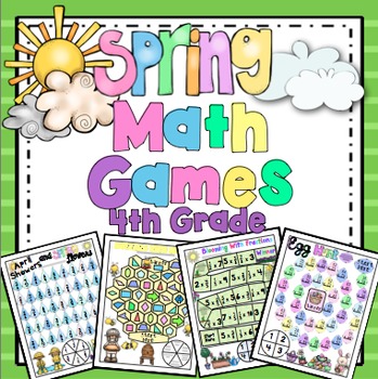 Preview of Spring Math: 4th Grade