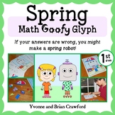 Spring Math Goofy Glyph 1st grade | Math Centers | Math En