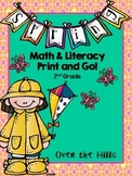 Spring Math & Literacy Print & Go {2nd Grade CCSS}