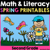 Preview of Spring Math & Literacy Printables {2nd Grade}