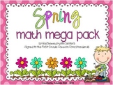 Spring Math Mega Pack (Spring Themed Math Centers for First Grade)