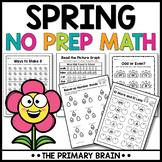 Spring Math Worksheets | Morning Work Activities Homework 