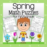 Spring Math Puzzles | 5th Grade | Math Skills Review | Mat