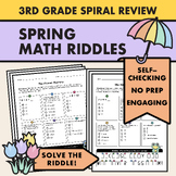 3rd Grade Math Spiral Review | Spring | Math Worksheets & Review