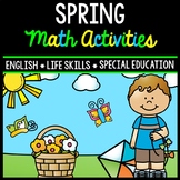 Spring Math - Special Education - Life Skills - Print and 