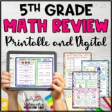 5th Grade Math Review Test Prep