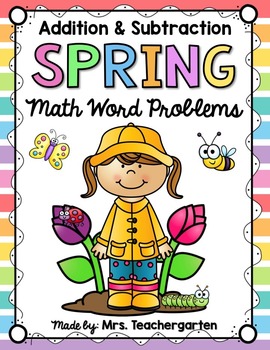 Preview of Spring Math Word Problems
