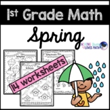 Spring Math Worksheets 1st Grade