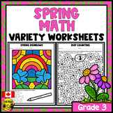 Spring Math Worksheets | Numbers to 1000