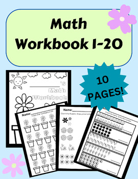 Preview of Spring Math Worksheets Numbers 1-20