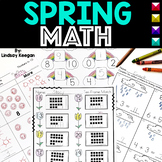 Spring Math Worksheets for Addition, Subtraction and Numbe