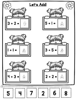 spring math worksheets for kindergarten freebie by bilingual teacher world