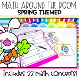 Spring Math Write the Room | First Grade | Spring Math Centers