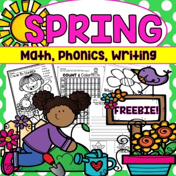 Preview of Spring Activities Math & Literacy