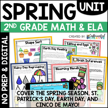 Preview of Spring | St. Patrick's Day | Easter | Earth Day | Cinco de Mayo Activities Unit