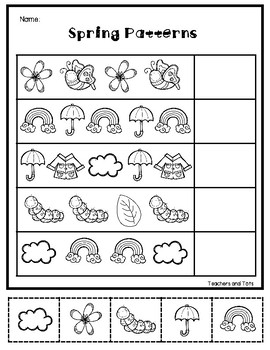 Spring Math and Literacy by Crayons and Caffeine-Heather Scheel | TPT