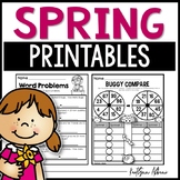 Spring Math and Literacy Activity Pack [First Grade]