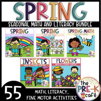 Preview of Spring Math and Literacy Bundle 65 ACTIVITIES | Over 1000 pages