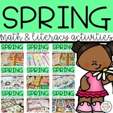 Spring Math and Literacy Center Activities