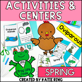Spring Math and Literacy Centers April - Spring, Earth Day
