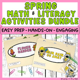 Spring Math and Literacy Centers - Preschool Kindergarten 