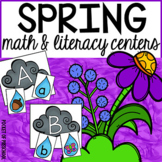 Spring Math and Literacy Centers for Preschool, Pre-K, and Kindergarten