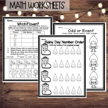 Spring Worksheets by Teaching Second Grade | Teachers Pay Teachers