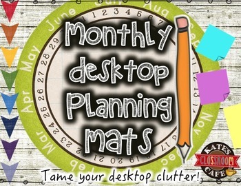 Preview of Desktop Doodle Planning Printable