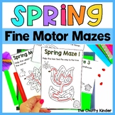 Spring Mazes Fine Motor Activity | Kindergarten Fine Motor Center