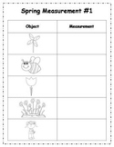 Spring Measurement Math Center Activities