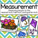 Spring Measurement: Measuring to the Nearest Inch, Half-In
