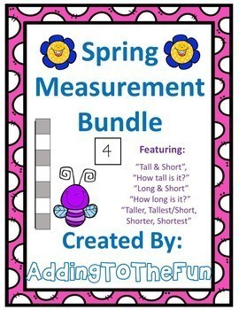 Preview of Spring Measurement Worksheets