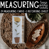 Spring Measuring Loose Part Cards Kindergarten / Grade 1 M