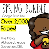 Spring Mega Bundle | 2000 Pages | Speech, Literacy, Alphab