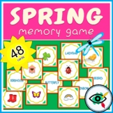 Spring Memory Matching Card Game Printable
