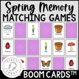 Spring Memory Matching Game for Speech Therapy BOOM CARDS™