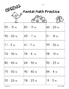 mental math practice